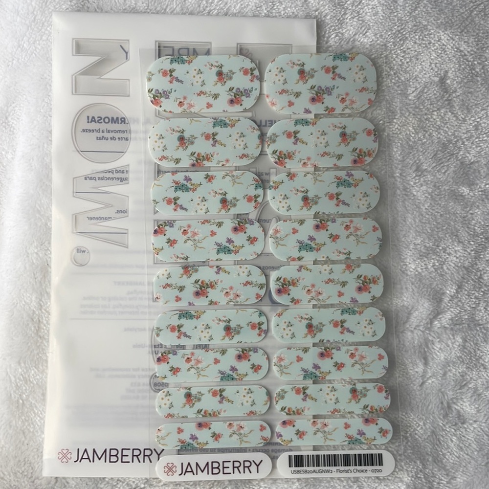 Jamberry Nail Wrap Florist’s Choice